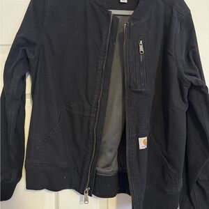 Carhartt Black Jacket with Gray Accents
